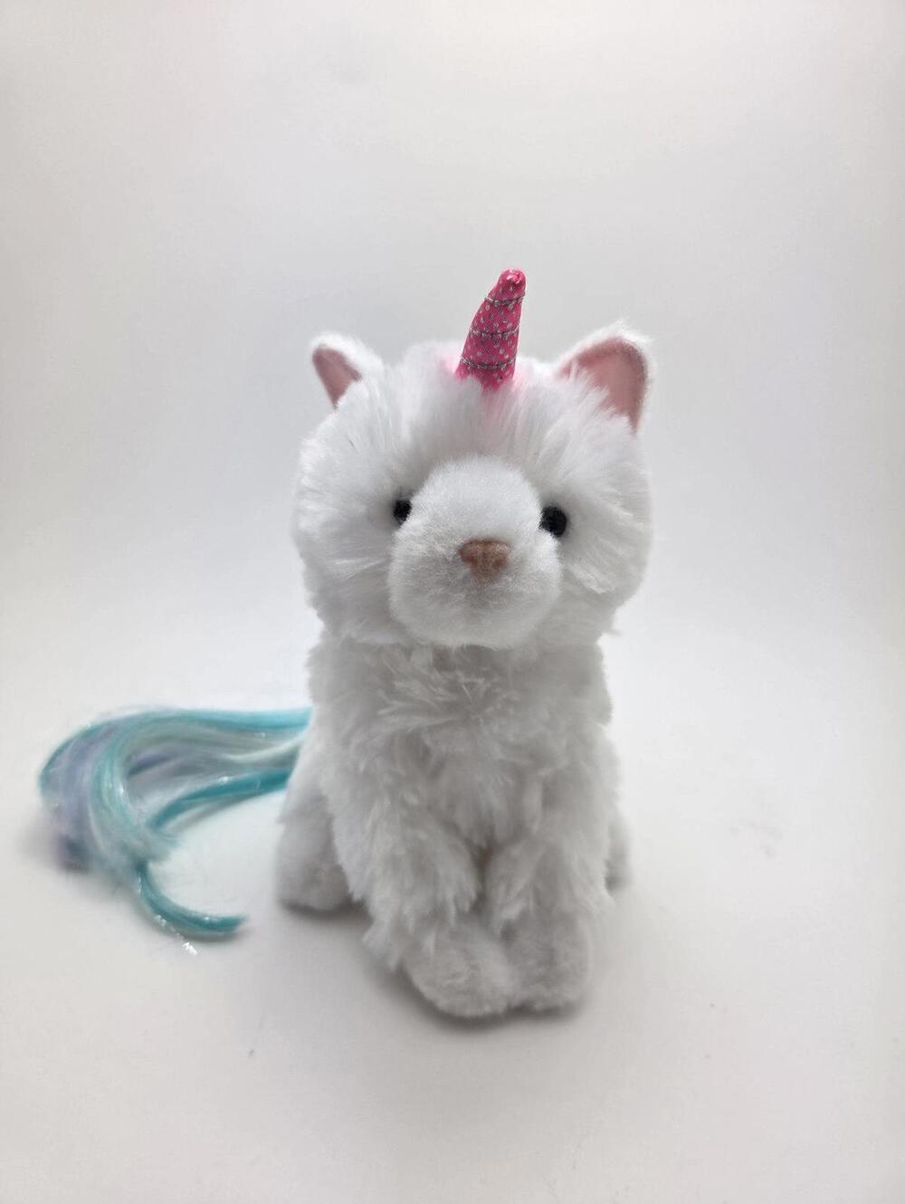 Vintage Douglas UniCat Unicorn Kitty Plush, Douglas Plush (7 inch)